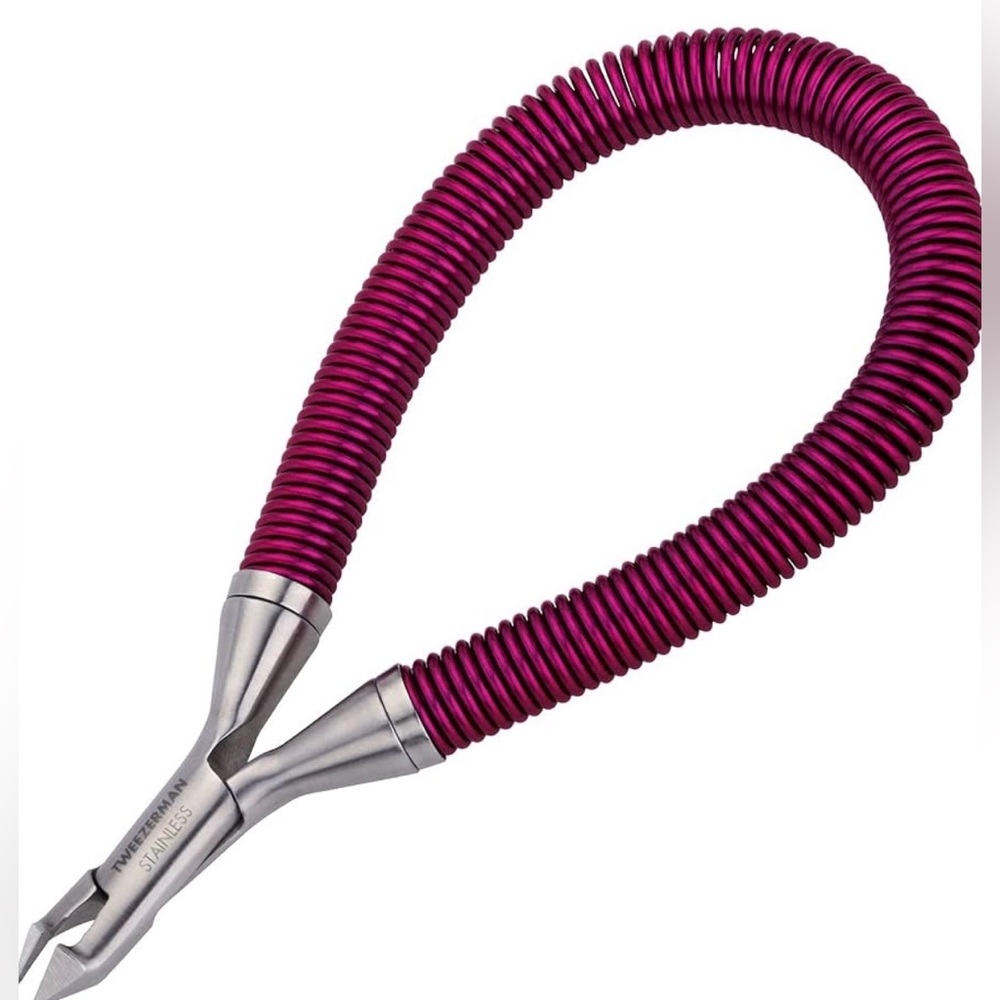 Tweezerman Grip & Snip Spiral Spring Cuticle Nipper Stainless Steel